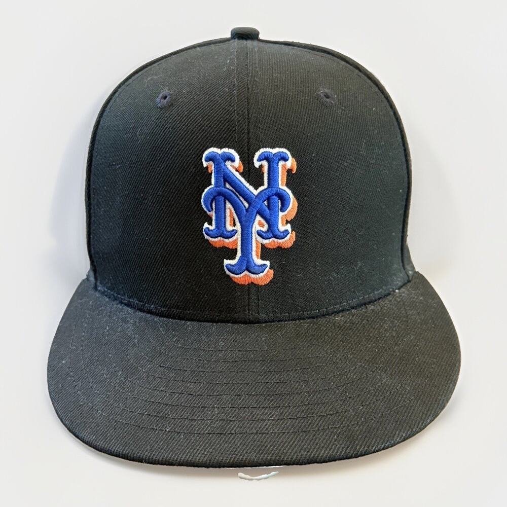 New Era 59Fifty Mens New York Mets Final Season Shea Stadium Fitted Hat 7 1/8